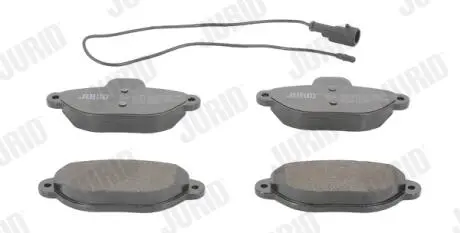 Fiat тормозные колодки передние panda 03-,punto 93- JURID 571523D