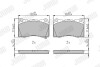 Колодки тормозные передние subaru impreza mitsubishi lancer 2.0 04- JURID 572508J (фото 1)