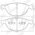 Гальмівні колодки передні (20.4 мм) (система ate) x5 (e70/f15) x6 (e71/f16) JURID 573317J (фото 2)