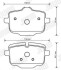 Гальмівні колодки зад. (система trw) bmw 5 f10/11/18 6 f06/12/13 2.0d-4.4i 10- JURID 573353J (фото 2)