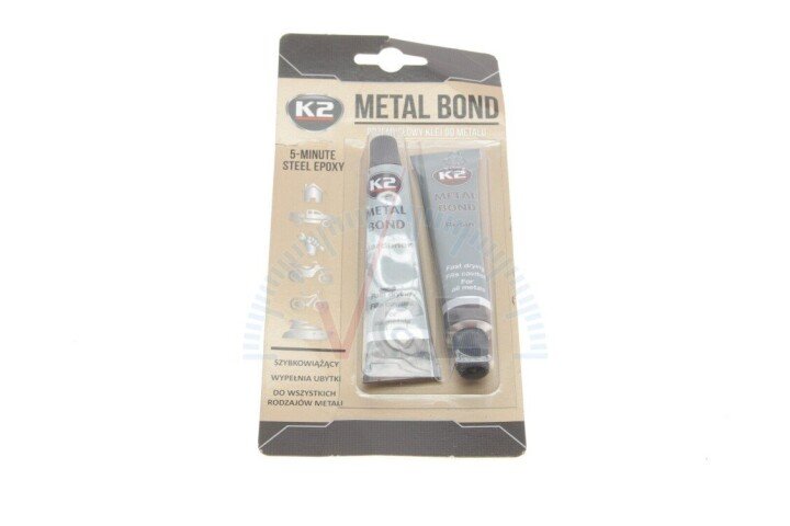 Клей двокомпонентний оксидний для металу metal bond (56g) K2 B116 (фото 1)