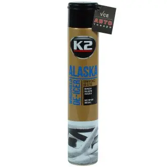 Средство для размораживания стекол alaska (750ml) до -60с K2 K608
