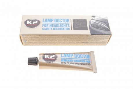 Паста полирольная для передних и задних фар Lamp Doctor (60ml) K2 L3050 (фото 1)