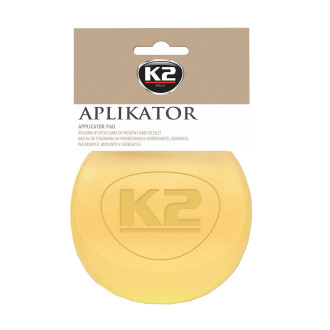 Губка-аплікатор для восків та поліролів Gold Aplikator жовта K2 L710