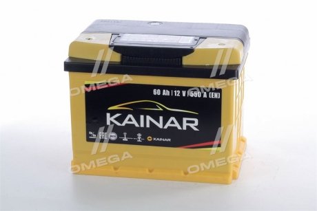 Аккумулятор 60ah-12v standart+ (242х175х190), l, en550 KAINAR 060 261 1 120 ЖЧ (фото 1)