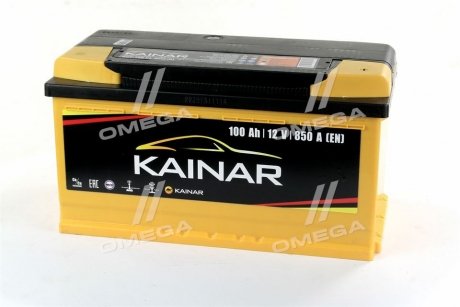 Аккумулятор 100ah-12v standart+ (353х175х190), r, en850 KAINAR 100 261 0 120 ЖЧ (фото 1)