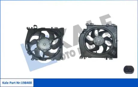 Renault вентилятор радиатора clio iii,modus,nissan micra iii,note 1.2/1.6 03- KALE 198400