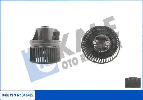 Электровентилятор отопителя focus 1.4/1.6/1.8/2.0 (05-) мкпп oto r KALE 343405
