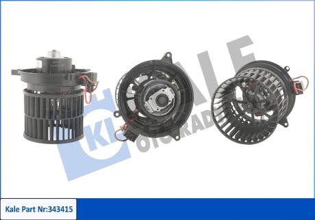 Электровентилятор отопителя fiesta (01-), fusion (02-), mazda 2 (03-) мкпп/акпп oto radiator KALE 343415