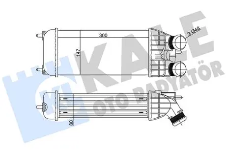 Citroen інтеркулер c-elysee, c3 aircross, c3 ii, iii, c3 picasso, cactus, ds3, peugeot 301,208,2008 1.2/1.6hdi KALE 344600