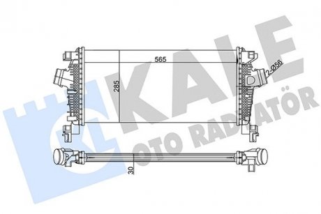 Opel інтеркулер astra j 1.3/1.7cdti,1.4/1.6 KALE 344800 (фото 1)