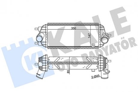 Hyundai інтеркулер ix35,kia sportage 1.7crdi 10- KALE 344945