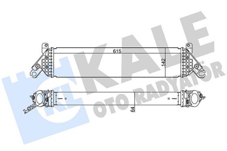 Mazda интеркуллер mazda 3/6,cx-5 2.2d 12- KALE 344960