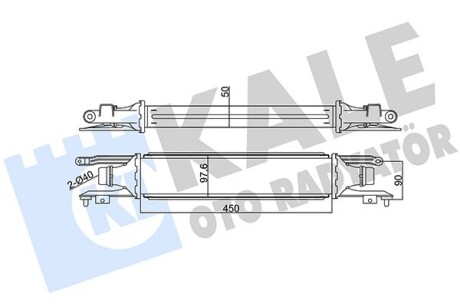 Opel інтеркулер corsa d 1.3cdti 06- KALE 345600