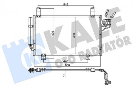 Mazda радіатор кондиціонера cx-5 12- KALE 345750