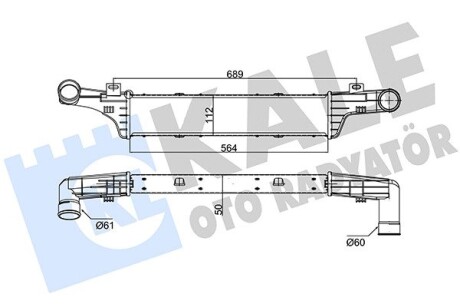 Db интеркулер w210 2.0/2.9td KALE 347400