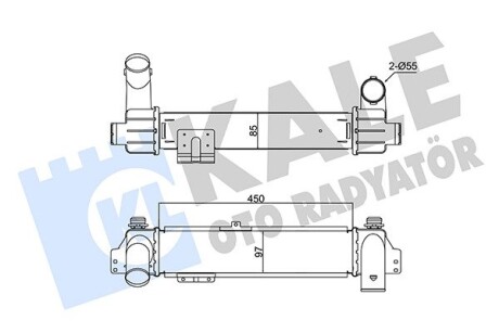 Kia интеркуллер sorento i 2.5crdi 02-08/06 KALE 350935