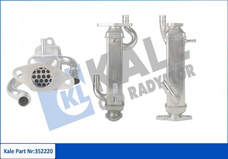 Fiat радиатор egr ducato 2.3d 06- KALE 352220 (фото 1)