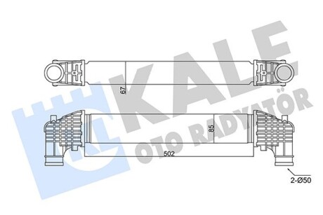 Vw інтеркулер sharan,ford galaxy,seat 1.8t/1.9tdi 95- KALE 352420