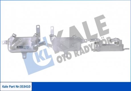 Opel масляный радиатор corsa d 1.4 06- KALE 353410