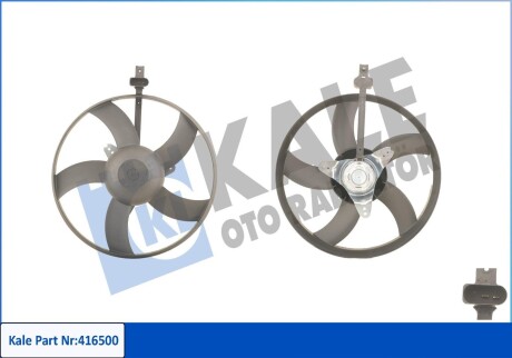 Vw вентилятор радиатора polo,skoda fabia i,ii,iii,rapid,roomster 1.0/1.6 KALE 416500