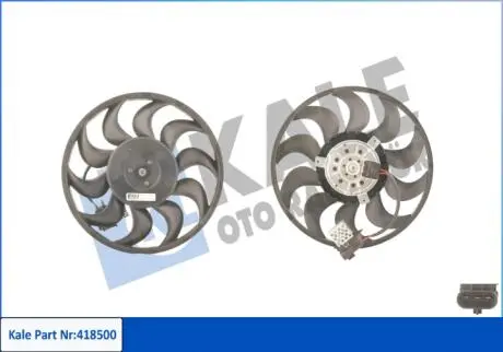 Вентилятор охлаждения радиатора opel astra h, zafira b oto radiator KALE 418500