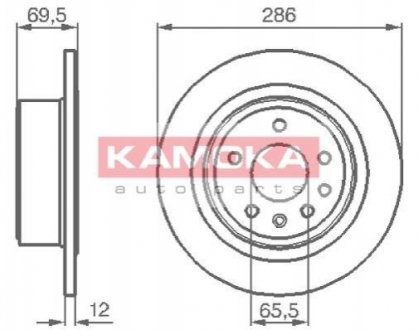 Тормозные диски KAMOKA 1031396