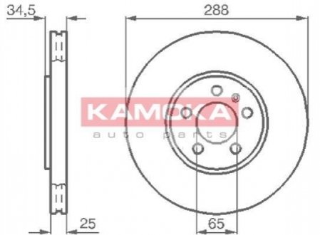 Тормозные диски KAMOKA 1032442