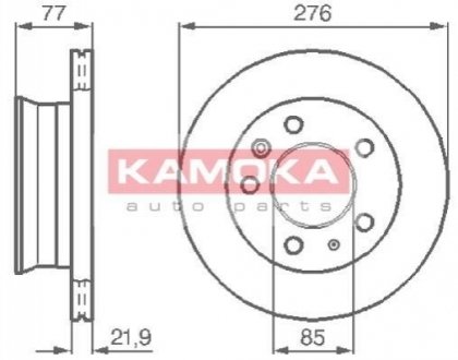 Тормозной диск KAMOKA 103306