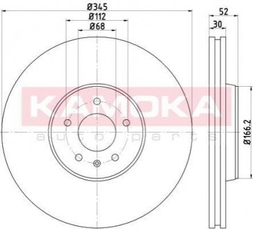 Тормозные диски KAMOKA 103310 (фото 1)
