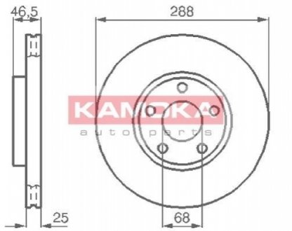 Гальмівні диски KAMOKA 103640