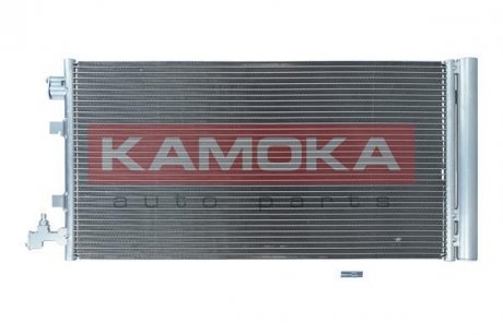 Радіатор кондиціонера з осушувачем renault fluence 10-/megane 08-/scenic 08- KAMOKA 7800229