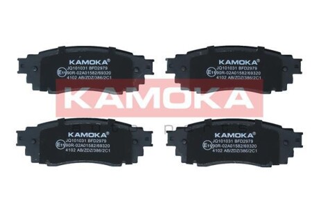 Тормозные колодки дисковые KAMOKA JQ101031