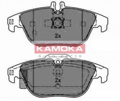 Комплект тормозных колодок, дисковый тормоз KAMOKA JQ101117 (фото 1)