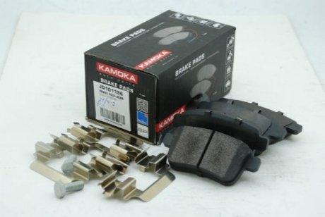 Комплект тормозных колодок, дисковый тормоз KAMOKA JQ101136