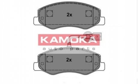 Комплект тормозных колодок, дисковый тормоз KAMOKA JQ101140