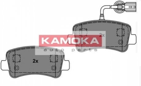 Комплект гальмівних колодок, дискове гальмо KAMOKA JQ101144 (фото 1)