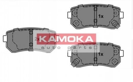 Комплект тормозных колодок, дисковый тормоз KAMOKA JQ101146 (фото 1)