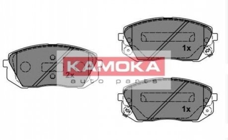Комплект тормозных колодок, дисковый тормоз KAMOKA JQ101149