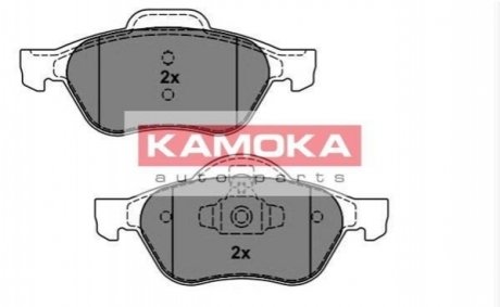 Комплект гальмівних колодок, дискове гальмо KAMOKA JQ101162 (фото 1)