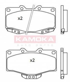 Тормозные колодки KAMOKA JQ101184 (фото 1)