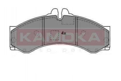 Комплект тормозных колодок, дисковый тормоз KAMOKA JQ1012086 (фото 1)