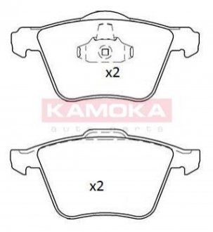 Комплект гальмівних колодок, дискове гальмо KAMOKA JQ101217
