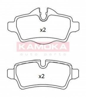 Тормозные колодки KAMOKA JQ101227 (фото 1)