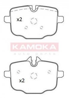 Гальмівні колодки KAMOKA JQ101240