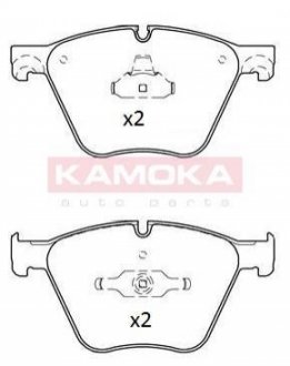 Комплект гальмівних колодок, дискове гальмо KAMOKA JQ101245
