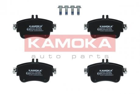 Комплект тормозных колодок, дисковый тормоз KAMOKA JQ101277
