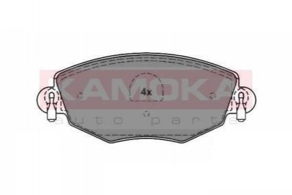 Комплект тормозных колодок, дисковый тормоз KAMOKA JQ1012850