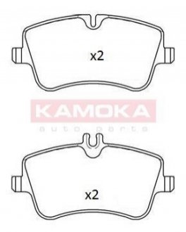 Тормозные колодки KAMOKA JQ1012858