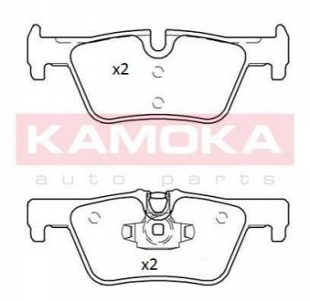 Комплект тормозных колодок, дисковый тормоз KAMOKA JQ101295